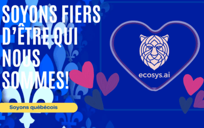 Soyons fiers de qui nous sommes